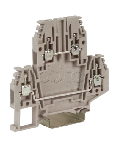 Зажим клеммный проходной 2.5 кв.мм DKC ZDB100GR в Москве Клеммные колодки Pintop.ru