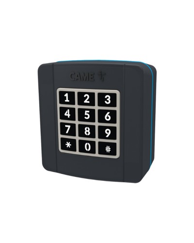 Проводная накладная кодонаборная клавиатура Came 806SL-0280 - SELT1BDG, подключаемая к шине CXN, 12 кнопок, синяя подсветка, RAL7024 в Москве Запчасти для шлагбаумов и автоматики Pintop.ru