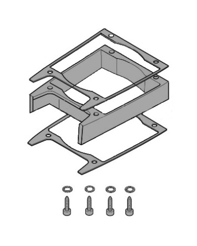 Удлинитель кожуха электродвигателя C-BXK, C-BXEK Came 119RICX043 в Москве Запчасти для шлагбаумов и автоматики Pintop.ru