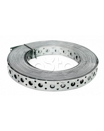 Лента монтажная перфорированная прямая для прямого монтажа ЛМП 12х0,55 (25 м.) Промрукав (PR08.3830) в Москве Стяжки-хомуты Pintop.ru