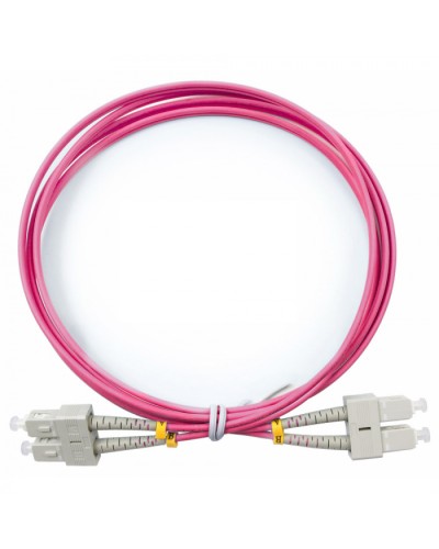 Шнур оптический duplex SC-SC 50/125 mm OM4 1,5м LSZH Cabeus FOP-50-OM4-SC-SC-1,5m в Москве Патч-корды оптические Pintop.ru