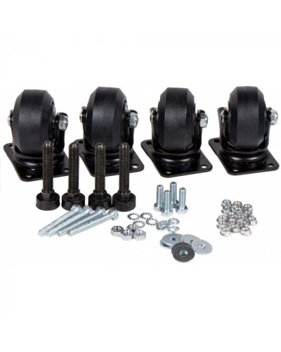 Комплект усиленных роликов и ножек для шкафов DCS LANMASTER (LAN-DC-CB-R+F-SET) в Москве Аксессуары для стоек и шкафов Pintop.ru