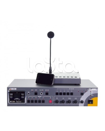 Система оповещения комбинированная 480Вт ROXTON SX-480N в Москве Система оповещения и трансляции Roxton Pintop.ru