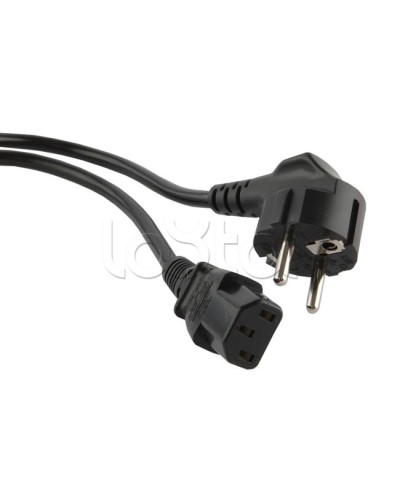 Кабель питания 5.0 м Hyperline PWC-IEC13-SHM-5.0-BK в Москве Патч-корды и пигтейлы Pintop.ru