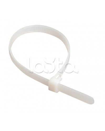 Кабельный хомут пластиковый 350*7,6мм для крепления термокабеля Спектрон-КХ-350 в Москве Стяжки-хомуты Pintop.ru