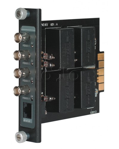 Приемник пассивный 4-х видеосигналов по витой паре, до 600 м SC&T TRP414VH в Москве Видеоусилители, Модуляторы, Делители Pintop.ru