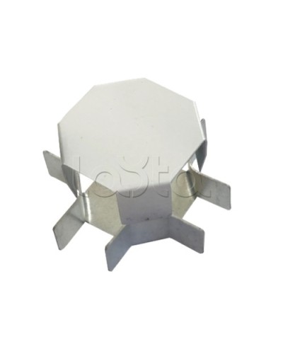 Соединитель ККМО Гефест Соединитель ККМО Угол 15 Х-образный металлический в Москве Аксессуары для лотков Pintop.ru