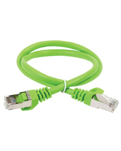 ITK Коммутационный шнур (патч-корд), кат.5Е FTP, 3м, зеленый (PC02-C5EF-3M) в Москве Патч-корды и пигтейлы Pintop.ru