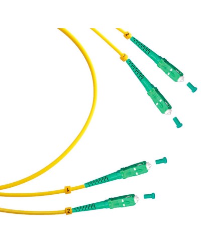 Шнур оптический duplex SC/APC-SC/APC 9/125 sm 20м LSZH Cabeus FOP(d)-9-SC/APC-SC/APC-20m в Москве Патч-корды оптические Pintop.ru