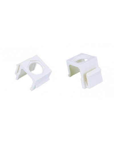 Вставка формата Keystone Jack для коаксиальных разъемов, ROHS, белая Hyperline (KJ1-COAX-WH) в Москве Кроссы оптические Pintop.ru