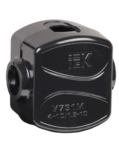 Зажим кабельный ответвительный У-731М (4-10/1,5-10мм2) IP20 IEK (UKZ-ZO-731M) в Москве Клеммные колодки Pintop.ru