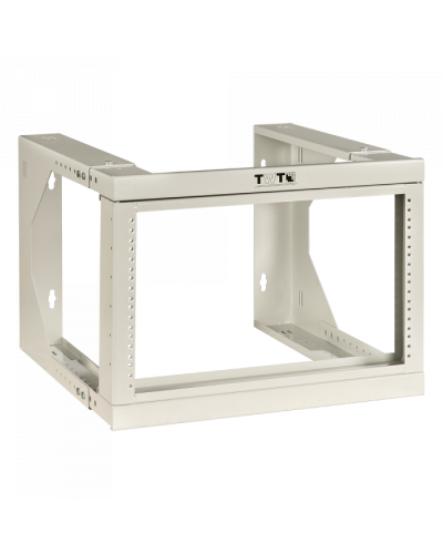 Рама настенная 19, с регулируемой глубиной 461-664 мм, 6U, серая TWT (TWT-FRWAJ-6U-GY) в Москве Аксессуары для стоек и шкафов Pintop.ru
