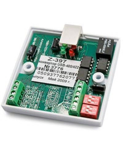 Конвертер специальный с гальванической развязкой USB RS422/485 IronLogic Z-397 (мод. USB) в Москве Сетевая СКУД Matrix Pintop.ru