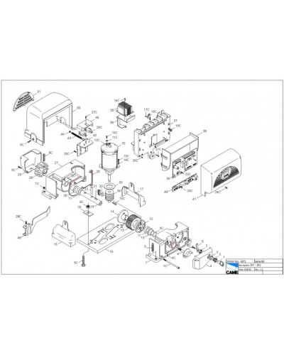 Плата S5000 Came 119RIR124 в Москве Запчасти для шлагбаумов и автоматики Pintop.ru