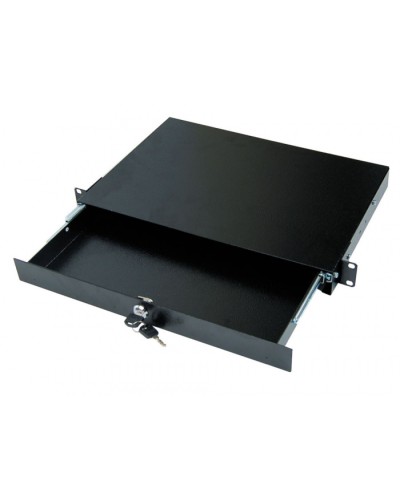 Полка под клавиатуру, выдвижная 1U TLK TLK-KB1-BK в Москве Полки для шкафов и стоек Pintop.ru