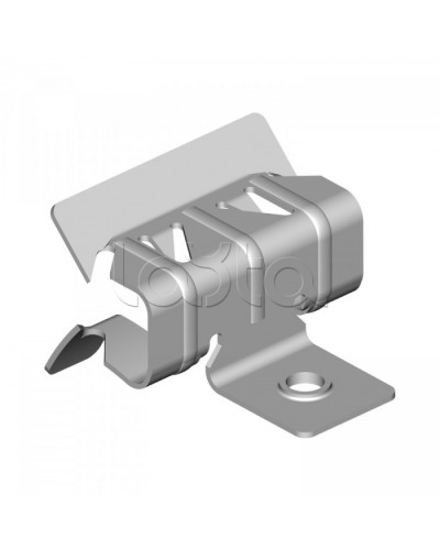 Зажим балочный 15-20 мм с отгибом и резьбой М6 Промрукав (PR08.5846) в Москве Аксессуары для лотков Pintop.ru