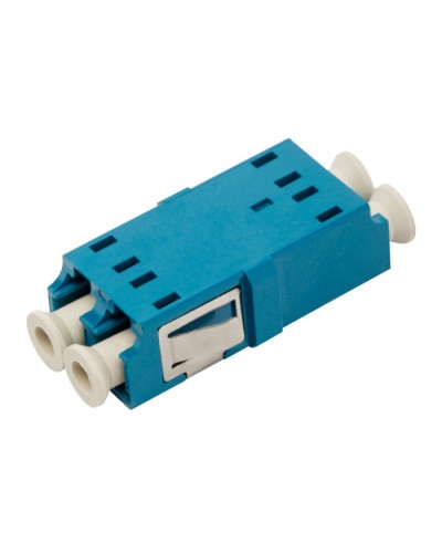 Адаптер оптический LC, SM, корпус SC без фланцев, дуплексный LANMASTER (LAN-2LCS/NF-AM-SM) в Москве Проходные адаптеры и розетки оптические Pintop.ru