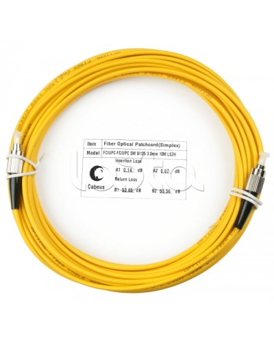 Шнур оптический simplex FC-FC 9/125 SM 15 м LSZH Cabeus FOP(s)-9-FC-FC-15M в Москве Патч-корды оптические Pintop.ru