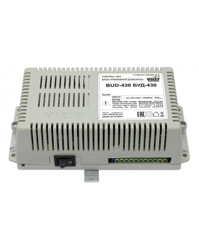 Блок управления Vizit БУД-430M в Москве Блоки управления многоабонентные Pintop.ru