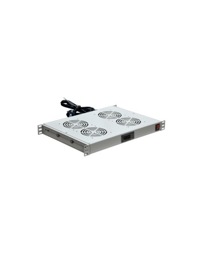 Модуль вентиляторный с термостатом 19 1U с 4-мя вентиляторами REXANT 04-2605 в Москве Вентиляторные модули Pintop.ru