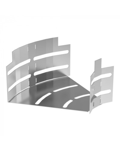 Угол горизонтальный изменяемый 0-45 градусов Стандарт INOX (AISI 304) 150х80 Промрукав (PR16.3588) в Москве Аксессуары для лотков Pintop.ru