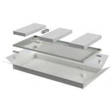 ITK LINEA E Дверь перфорированная 600мм шкафа 33U сер. (LE35-33U6X-DP)