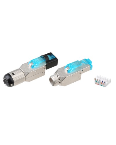 Разъем полевой оконцовки Hyperline PLUD-8P8C-S-C8-SH в Москве Коннекторы и разъемы Pintop.ru