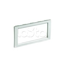 Рамка универсальная на 4 модуля, цвет серый металлик DKC (F00013G)