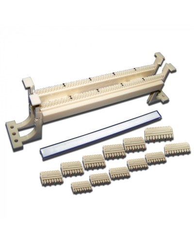 50-парный 110 настенный кросс, блоки и ножки в комплекте LANMASTER (LAN-WS110-50FT) в Москве Кроссы оптические Pintop.ru