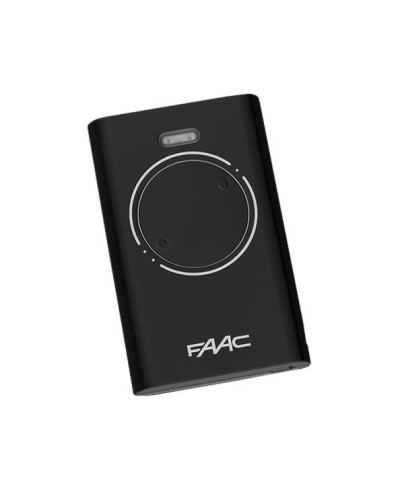 Брелок-передатчик 2-канальный Faac 7870071 (черный) в Москве Устройства радиоуправления для шлагбаумов и автоматики Pintop.ru