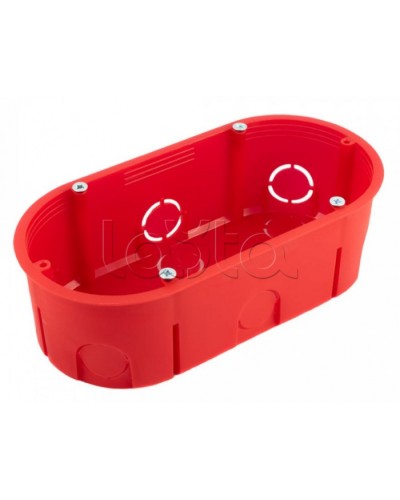 Коробка установочная двухместная безгалогенная (HF) 140х68х46 (94шт/кор) Промрукав (80-0540С) в Москве Распределительные коробки Pintop.ru