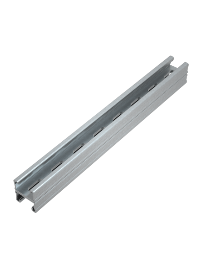 Страт-профиль двойной 41х21 L2200 мм s:2,0 HD85 КМ-профиль (2STPS41-21-2200 HD85) в Москве Аксессуары для лотков Pintop.ru