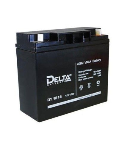 Аккумулятор свинцово-кислотный Delta DT 1218 в Москве Электротехническое оборудование Pintop.ru
