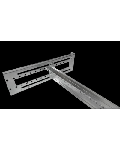 Панель 19 с DIN-рейкой регулируемая по глубине для установки коммутаторов ЦМО (STK-RACKMNT-704KA) в Москве Аксессуары для стоек и шкафов Pintop.ru