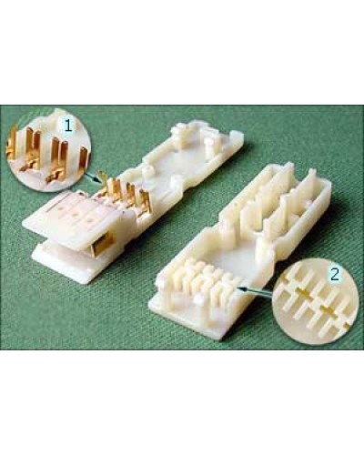 Вилка 2 пары 110 типа LANMASTER LAN-S110P2 в Москве Коннекторы Pintop.ru