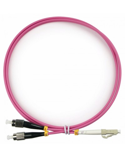 Шнур оптический duplex LC-FC 50/125 mm OM4 1,5м LSZH Cabeus FOP-50-OM4-LC-FC-1,5m в Москве Патч-корды оптические Pintop.ru