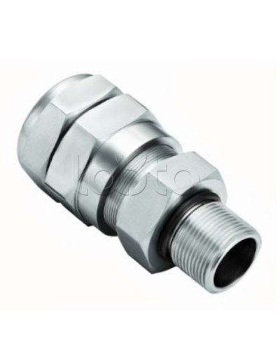 Кабельный ввод для бронированного кабеля с уплотнением внутренней оболочки кабеля резьбой G1/2, внешним диаметром кабеля D от 11 до 15 мм и проходным диаметром кабеля d= 6-10 мм Спектрон КВБ-15/10-М-G1/2 в Москве Аксессуары для кабель-канала Pintop.r