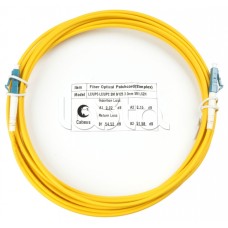 Шнур оптический simplex LC-LC 9/125 sm 7м LSZH Cabeus FOP(s)-9-LC-LC-7m