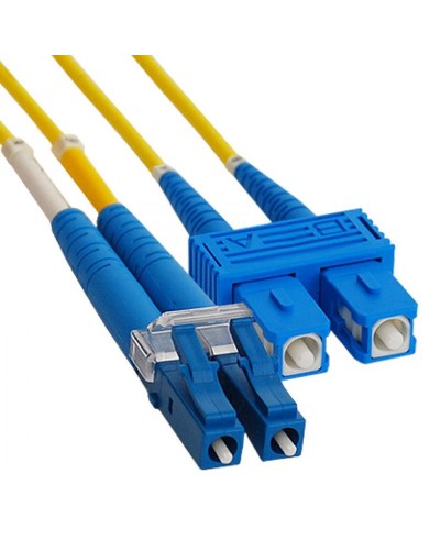 Патч-корд оптический переходной (SM), 9/125 (OS2), LC/UPC-SC/UPC, (Duplex), LSZH, 2м REXANT 50-2410 в Москве Патч-корды оптические Pintop.ru