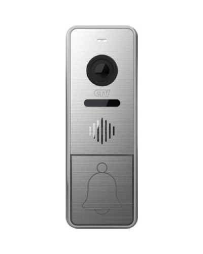 Вызывная панель CTV-D4005 (серебро) в Москве Вызывные видеопанели малоабонентные Pintop.ru