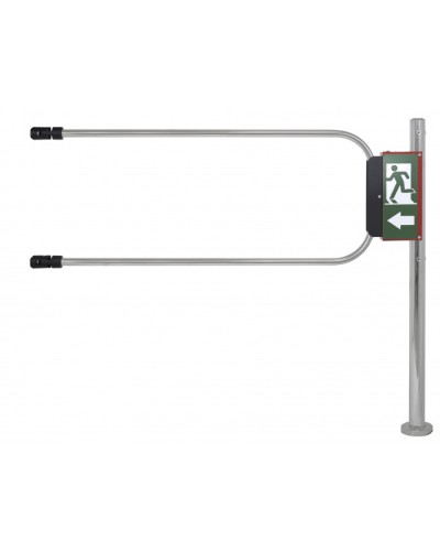 Smartec ST-GR012EC-CR - Калитка аварийного выхода с электромагнитом, хромированная, в комплекте стойка 1000 х D50 мм и створка 1200 х D25 мм. в Москве Калитки Pintop.ru