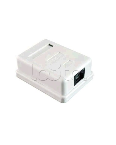 Розетка компьютерная 1xRJ-45 CAT5e экран (10шт/уп) REXANT 03-0122 в Москве Коннекторы Pintop.ru