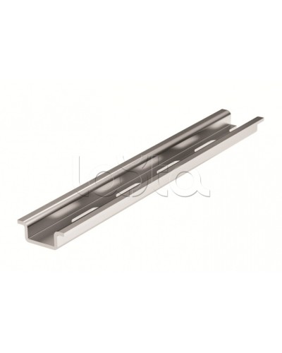 DIN-рейка OMEGA 2F 15.5х5.5 с перфорацией DKC 02130 в Москве Крепежные изделия Pintop.ru