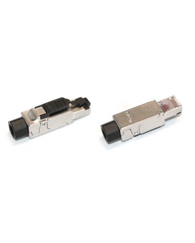 Разъем полевой оконцовки RJ-45 (8P8C) Hyperline PLUD-8P8C-S-C6A-SH в Москве Коннекторы и разъемы Pintop.ru