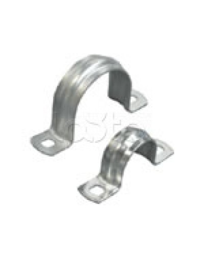 Скоба оцинкованная с двумя отверстиями для трубы D40мм, м.о.8,5-6,0мм (1уп=50шт) Экопласт (43640P-50) в Москве Держатели, клипсы, скобы Pintop.ru