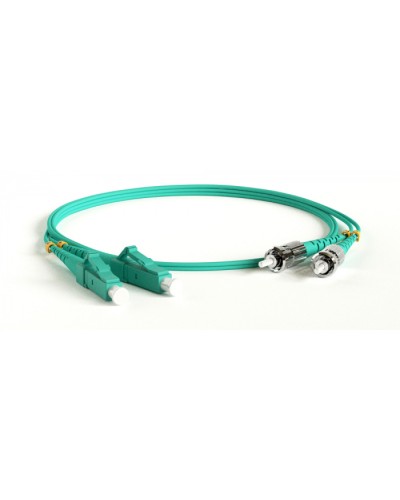 Патч-корд волоконно-оптический Hyperline FC-D2-503-LC/PR-ST/PR-H-1.5M-LSZH-AQ в Москве Патч-корды оптические Pintop.ru