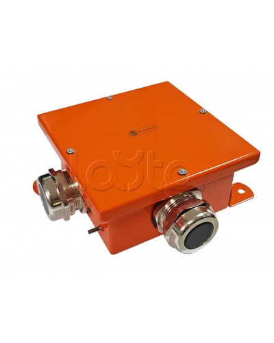 Экопласт SMB165 Коробка металл, огн. E-110,о/п 164х164х65, IP66, 3P, (2,5-25 мм2), оранж. в Москве Распределительные коробки Pintop.ru