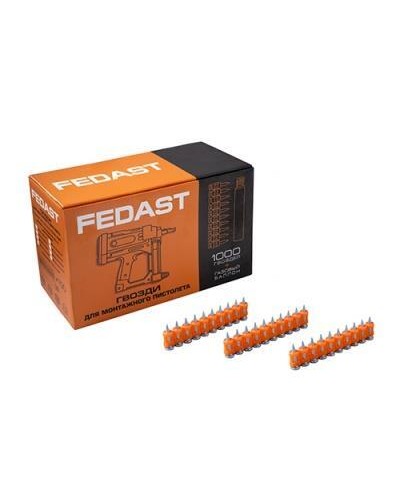 Гвозди 3,0*22 мм для монтажного пистолета с кованым наконечником (1000 шт/уп) FEDAST fd3022mgbp в Москве Крепеж: Дюбели, шурупы, саморезы Pintop.ru