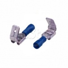 Клемма плоская изолированная 1.5-2.5 мм² (КПИ гнездо+штекер - 7.4мм+6.3мм) (100шт/уп) REXANT 08-0424