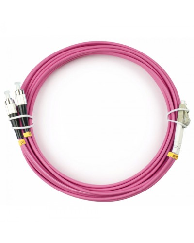 Шнур оптический duplex LC-FC 50/125 mm OM4 20м LSZH Cabeus FOP-50-OM4-LC-FC-20m в Москве Патч-корды оптические Pintop.ru